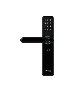 Fechadura Smart De Embutir Com Maçaneta IFR 7000 Preto 4670007 Linha Izy - Intelbras