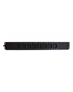 R&eacute;gua De 8 Tomadas Pos 10A Padr&atilde;o 19" - 4330 - Max Eletron