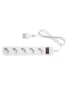 Protetor Eletrónico Com 5 Tomadas EPE 205+ Branco - 4824202 - Intelbras