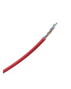 Cabo U/UTP para redes de dados categoria CAT6 4P 305M Vermelho - IG6CVM - 4830007 - Intelbras