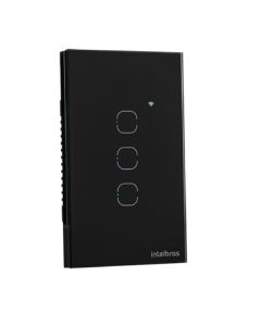 Interruptor Smart Wi-Fi Touch 3 Ews 1003 Preto - 4850018 - Intelbras