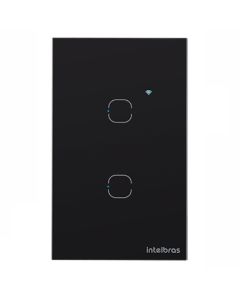 Interruptor Smart Zigbee Touch 2 Preto Ezs 1002 - 4850048 - Intelbras