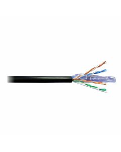 Cabo Lan Externo 4 Pares Para Cftv 300 Metros Preto 8X50 Utp Pt C - Dni