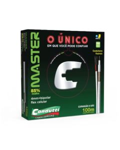 Cabo Coaxial Rf4Mmcel Pro 85% (F) 750Hm Db Nu Bc 100 Metros 2X26 Awg - 7899658714635 - Condutti