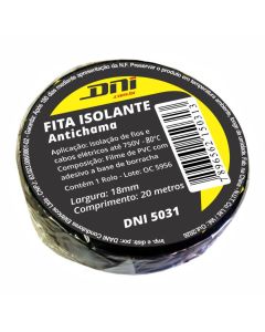 Fita Isolante Preta 20 Metros - Dni