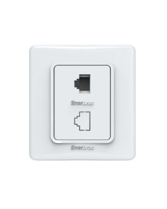 Tomada Keystone Rj-45 (Dados) Cat.5E 345-E (Cor Branca)- Enerbras