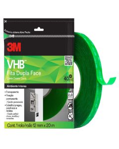 Fita Dupla Face 12MM X 20 Metros Verde - 3M