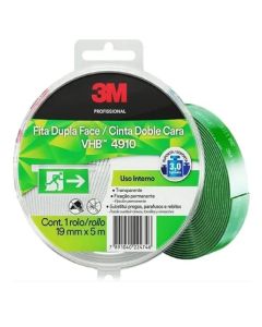 Fita Dupla Face 19MM X 5 Metros Verde HB004459218 - 3M