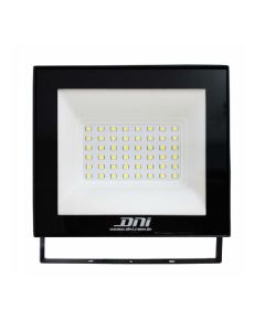 Refletor Led 50W Slim Branco Frio Bivolt - Dni 6068