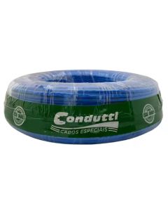Cabo Para Cftv 4 Pares Multicam Azul 100 Metros - 7899658703806 - Condutti