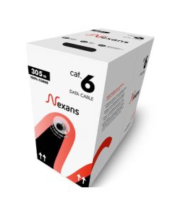 Cabo Cat6 U/Utp Cm 4P 23Awg Azul 305 Metros - 17568 - Nexans