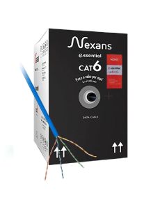 Cabo Cat6 U/Utp Lszh 4P 23Awg Azul 305 Metros 17550 - Nexans