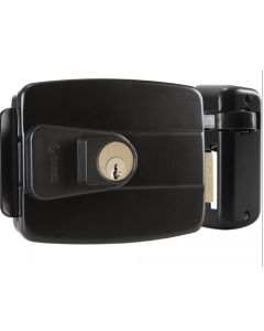 Fechadura 12V Preta Sem Botão GA034 - Garen