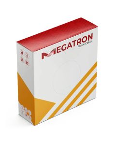 Cabo 2 Pares 4X50 Multicores Branco 100 Metros 2573 - Megatron