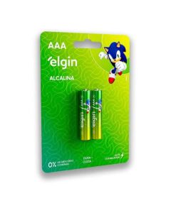 Pilha Alcalina AAA Blister Com 2 Peças - 082154 - Elgin