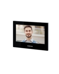 Terminal Interno Video Porteiro TVIP 2220 W Preto - 4500051 - Intelbras