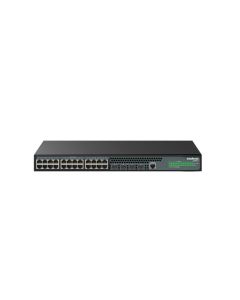 Switch Gerenciavel 24P + 4P SFP 1000 BASE-X S2328G-A - 4760106 - Intelbras