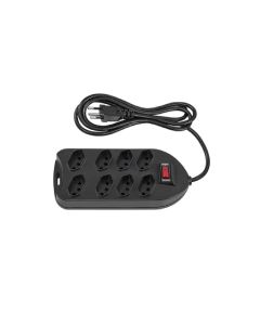 Protetor Eletr&oacute;nico 8 Tomadas Epe 1008+ Preto 4824004 - Intelbras