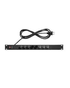 Protetor Eletrônico Com 8 Tomadas Para Rack EPR 208 + - 4824302 - Intelbras