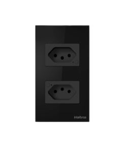 Tomada Dupla 10a Smart Wi-Fi ETS 1002 Preto - 4850065 - Intelbras